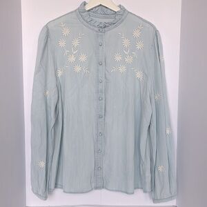 TheShirt by Rochelle Behrene Light Blue for women size L